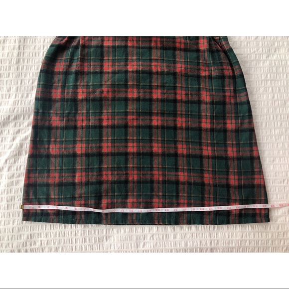 Plaid Long Sleeve Dress w Pockets & Button Cuffs - Picture 11 of 15